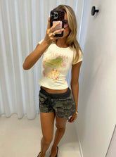 Ipanema Girls Graphic Baby Tee Lemon