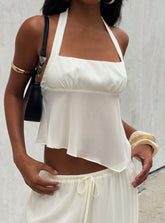 Finesse Halter Top Yellow