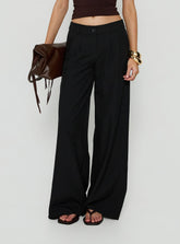 Archer Mid Rise Baggy Pants Black