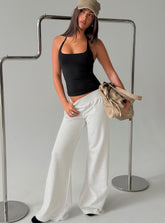 Summits Flared Track Pants Grey Marle