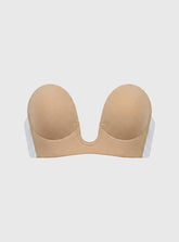 U-Shape Backless Bra Beige