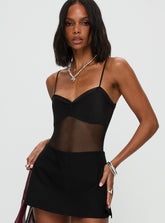 In The Club Bodysuit Black
