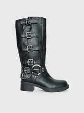Buckle Down Boots Black