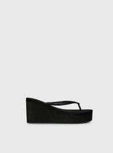 Next Sunday Thong Heel Black