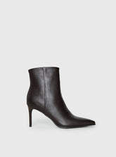 Billini Yordan Pointed Toe Ankle Boots Dark Cacao