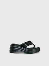 Therapy Flames Platform Sandals Black