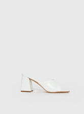 Sunset Boulevard Heels White
