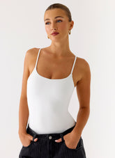 Anda Bodysuit - White
