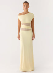 Like Honey Maxi Dress - Butter Yellow