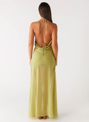 Samoa Maxi Dress - Lime