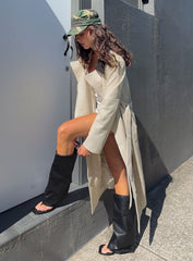 Soho Trench Coat Beige