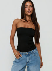Namari Strapless Bodysuit Black