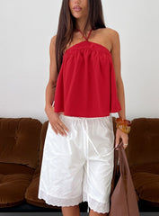 Moonlit Top Red