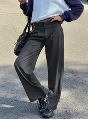 Two Lovers Low Rise Pants Slate