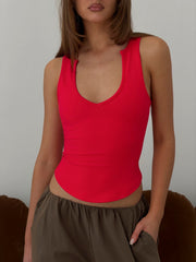 Daily Define Scoop Tank Red