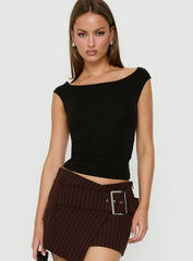 Cheirosa Off Shoulder Top Black
