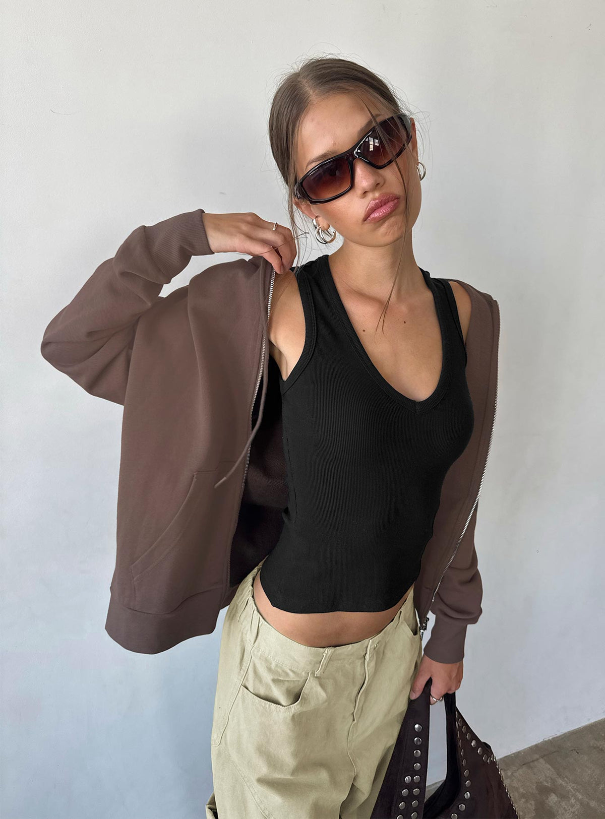 All Day Oversized Hoodie Mocha