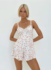 Thunderclouds Romper Pink Floral