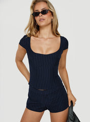 Kosetta Tailored Micro Short Pinstripe