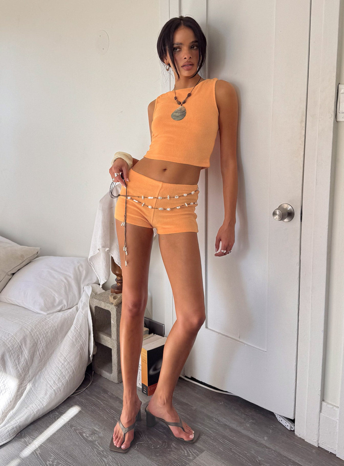 Henree Terry Set Orange