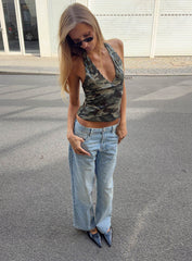 Serenitia Mid Rise Relaxed Jeans Light Wash Petite