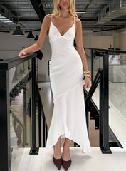 Makaia Balconette Maxi Dress White