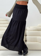 Dion Maxi Skirt Black