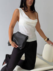 Winding Roads Layered Asymmetrical Top Cream