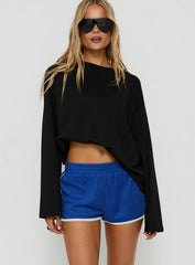 Silaro Terry Towelling Shorts Blue / White