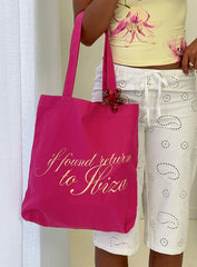 Return To Ibiza Tote Bag Pink