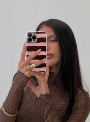 Easten Iphone Case Pink Stripe
