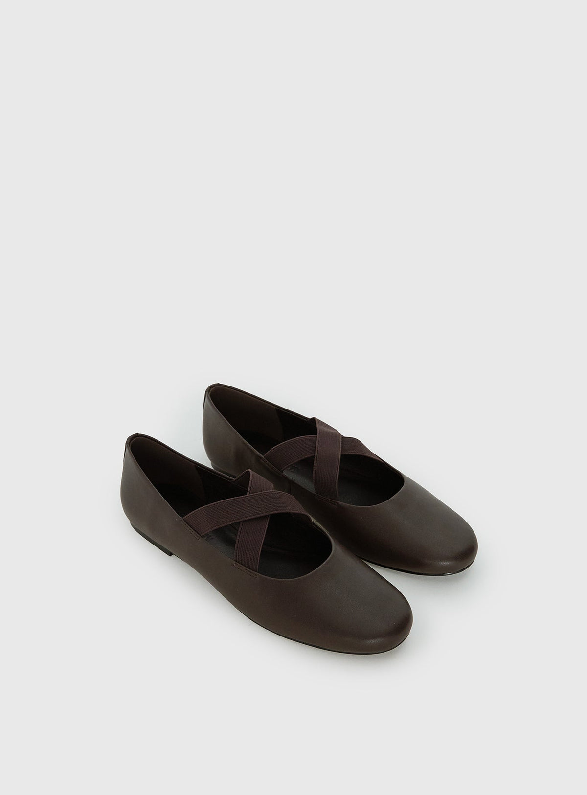 Zevra Sporty Ballet Flats Brown