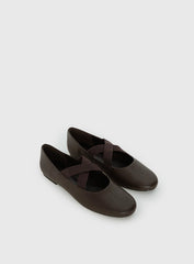 Zevra Sporty Ballet Flats Brown