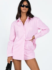 The Chloe Set Pink Stripe