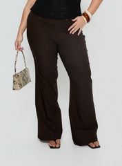 Kinkirk Flared Pants Chocolate Curve