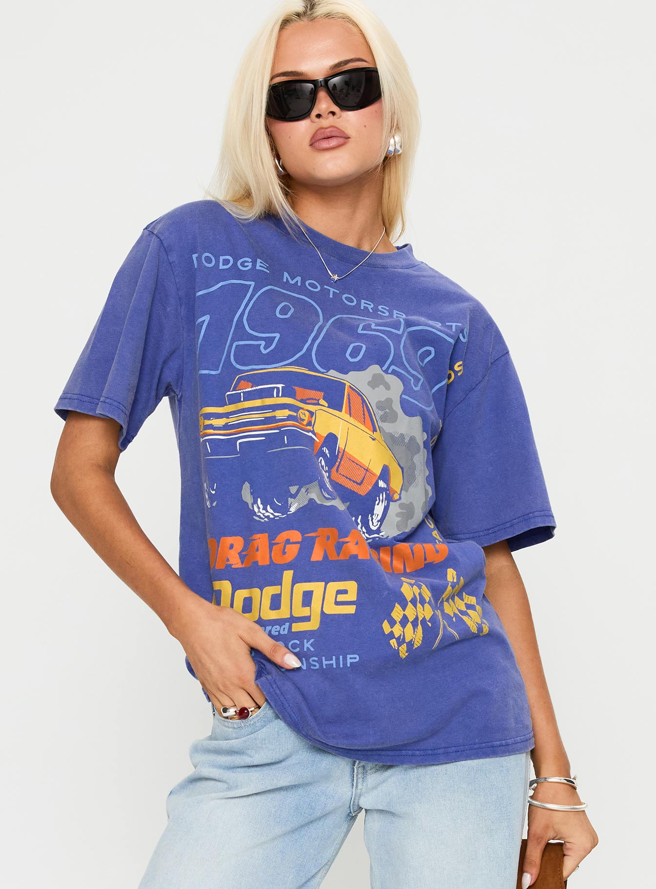 Dodge 1969 Oversized Graphic Top Blue