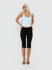 Samaira Capri Pant Black Anglaise