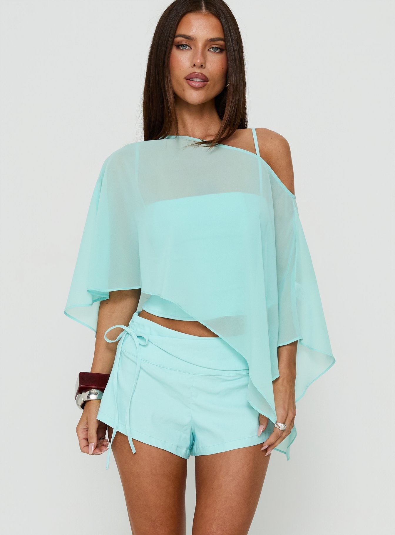 Senzo Wrap Shorts Blue