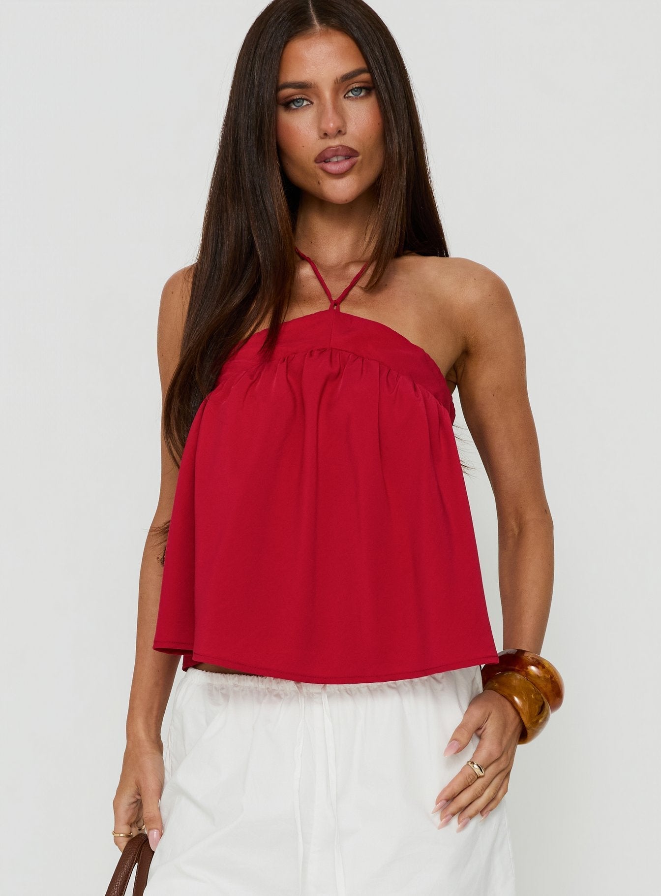 Moonlit Top Red