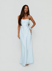 Engracia Sequin Maxi Dress Ice Blue