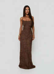 Celena Maxi Dress Brown