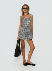 Orivelle Tie Back Romper Black / White