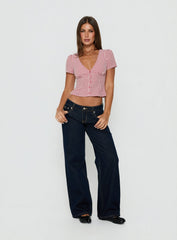 Isolda Top Red Gingham