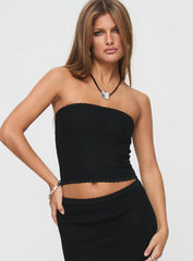 Huckle Tube Top Black