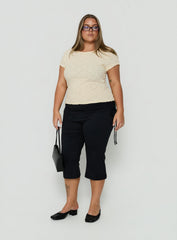 Rowann Textured Top Butter Yellow Curve