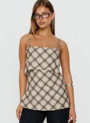 Blush Baby Flowy Cami Top Check