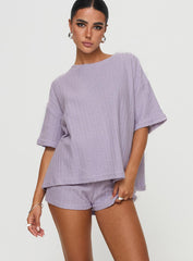 Cammie Knit Set Lilac