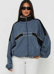 Rhode Windbreaker Slate Blue