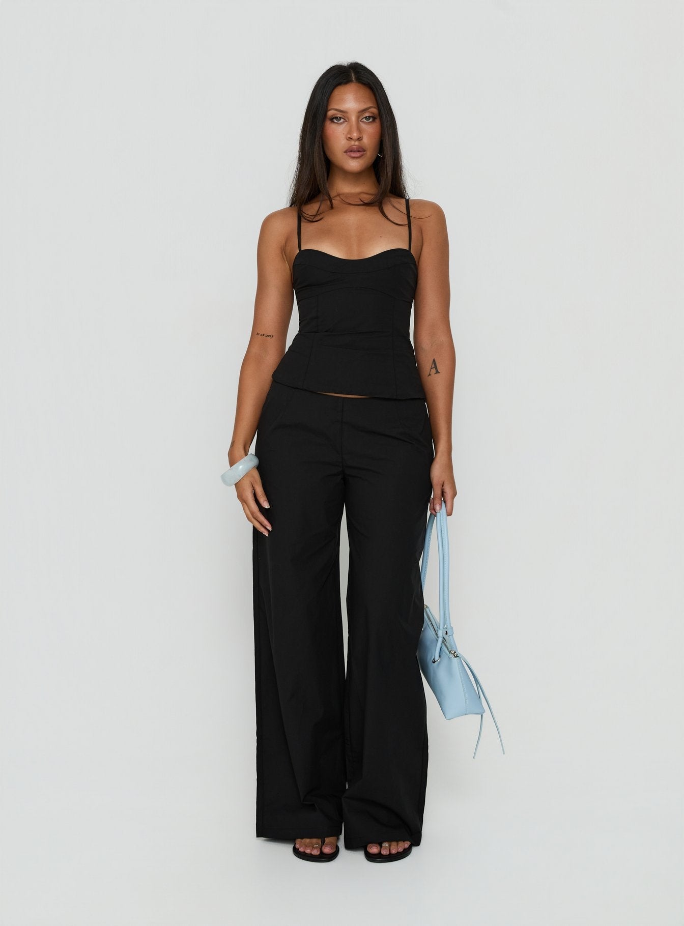 Kierstyn Corset Set Black