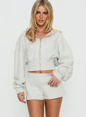 Daybreak Rib Waist Shorts Snow Marle